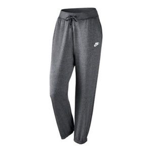 Nike womens joggers charcoal heather